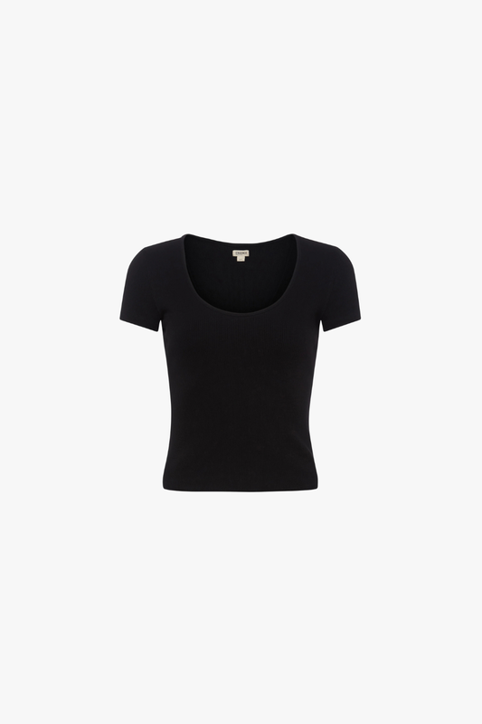 Brynlee Scoop Neck Tee