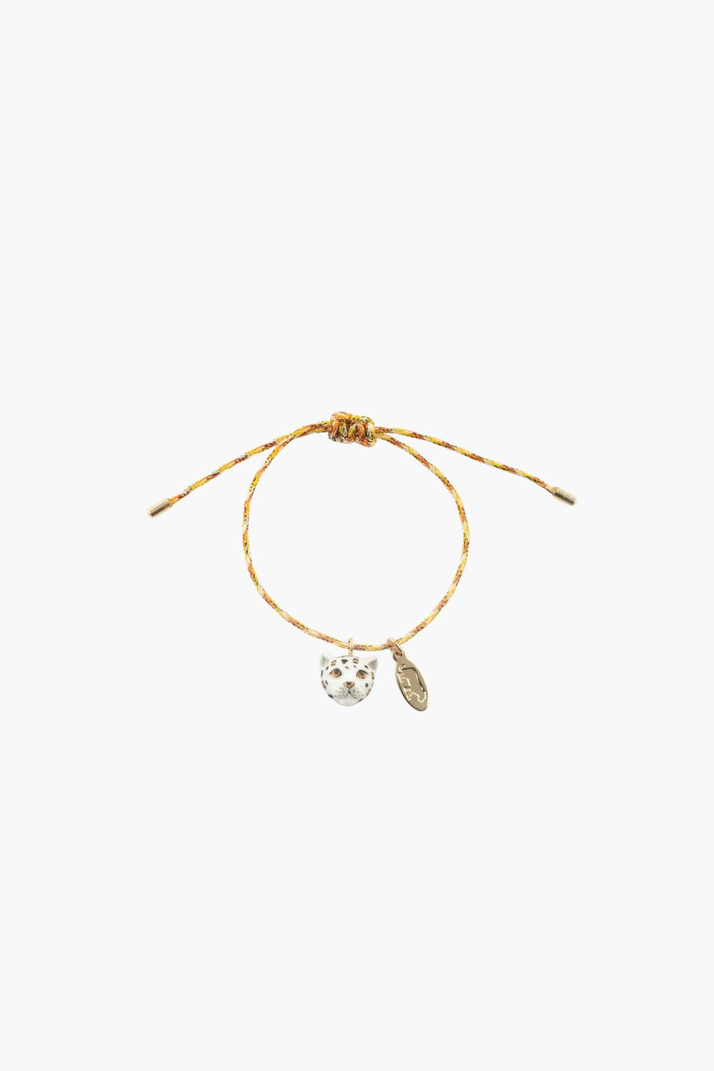 Snow Leopard Cord Bracelet