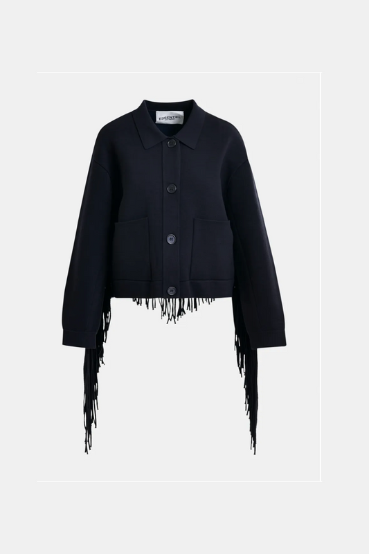 Istern Fringed Knit Jacket