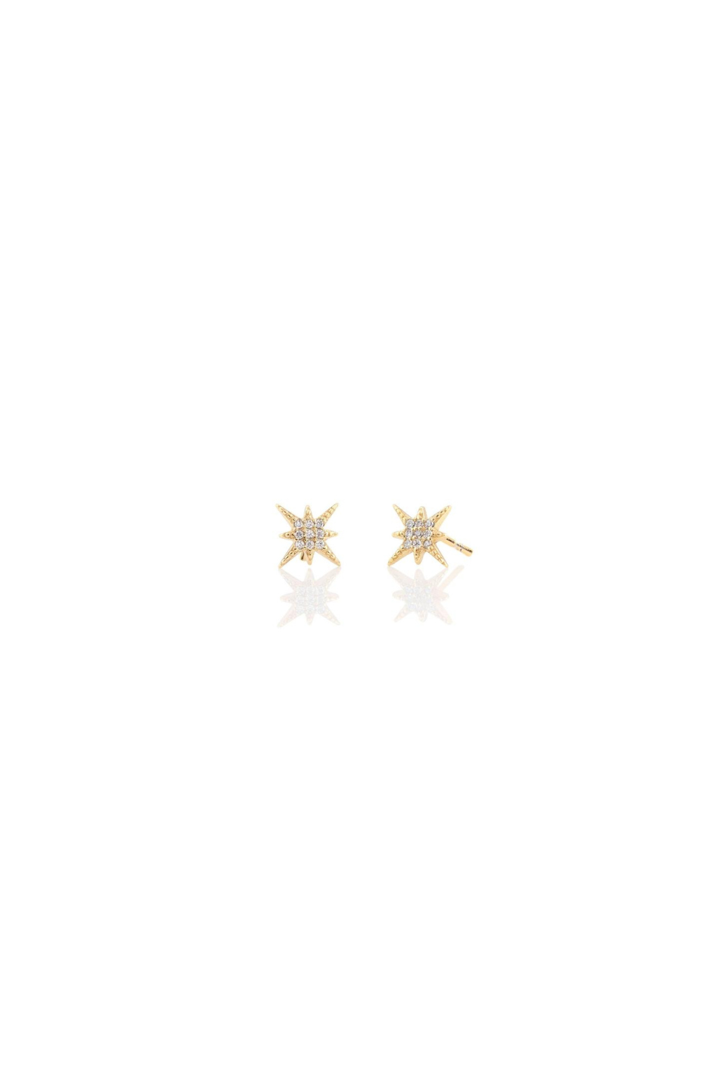 Starburst Crystal Stud Earrings