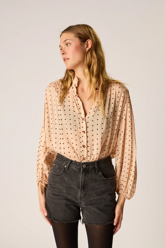 Rayon Print Iris Top