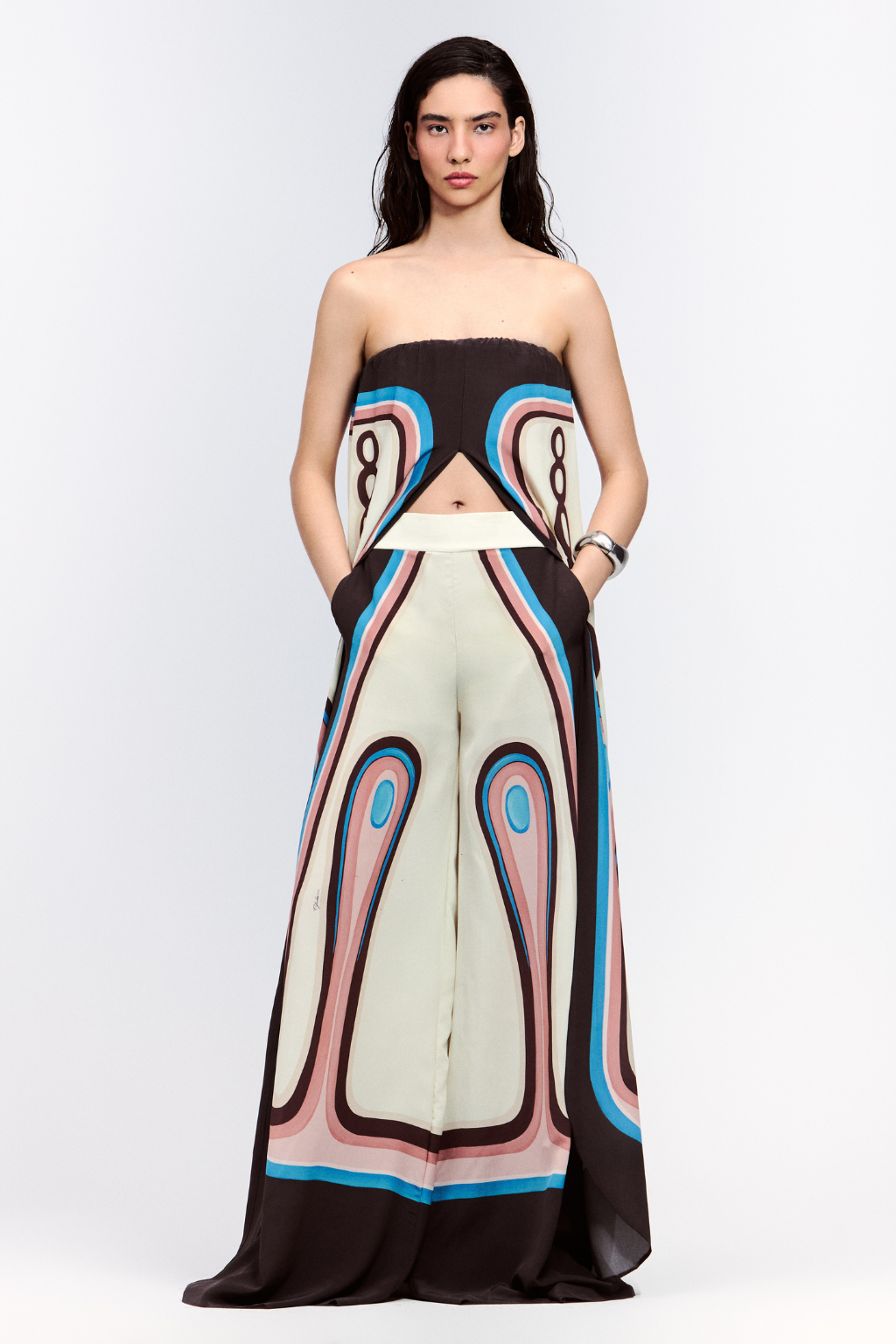 Silk Wide Leg Pant