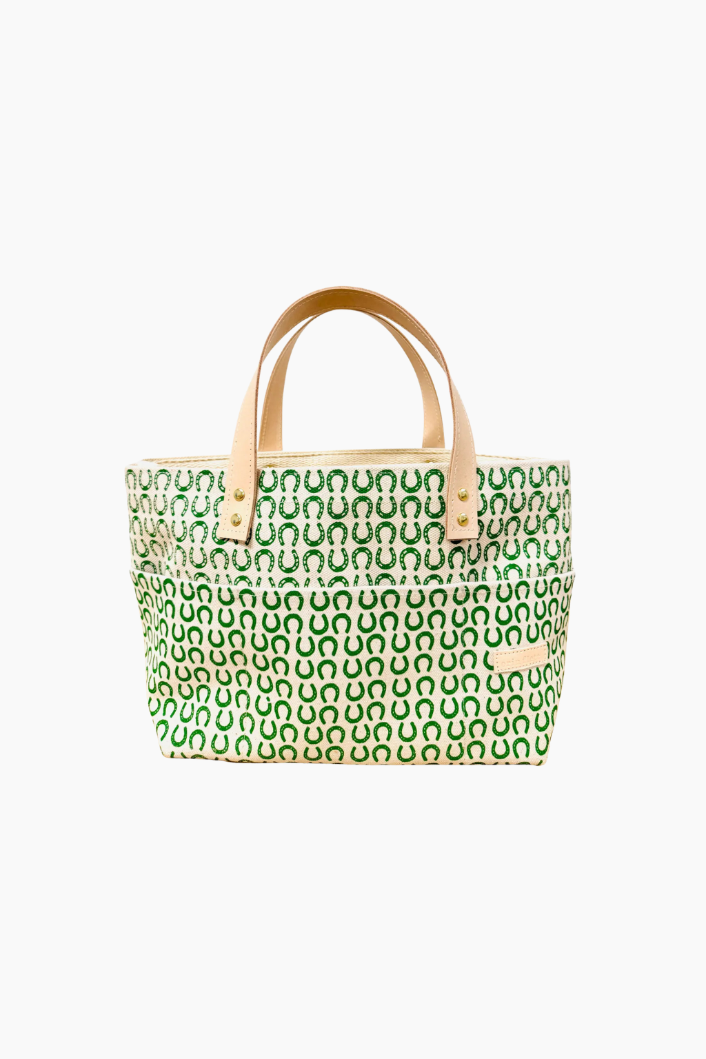 George Tote Bag - Green Horseshoe