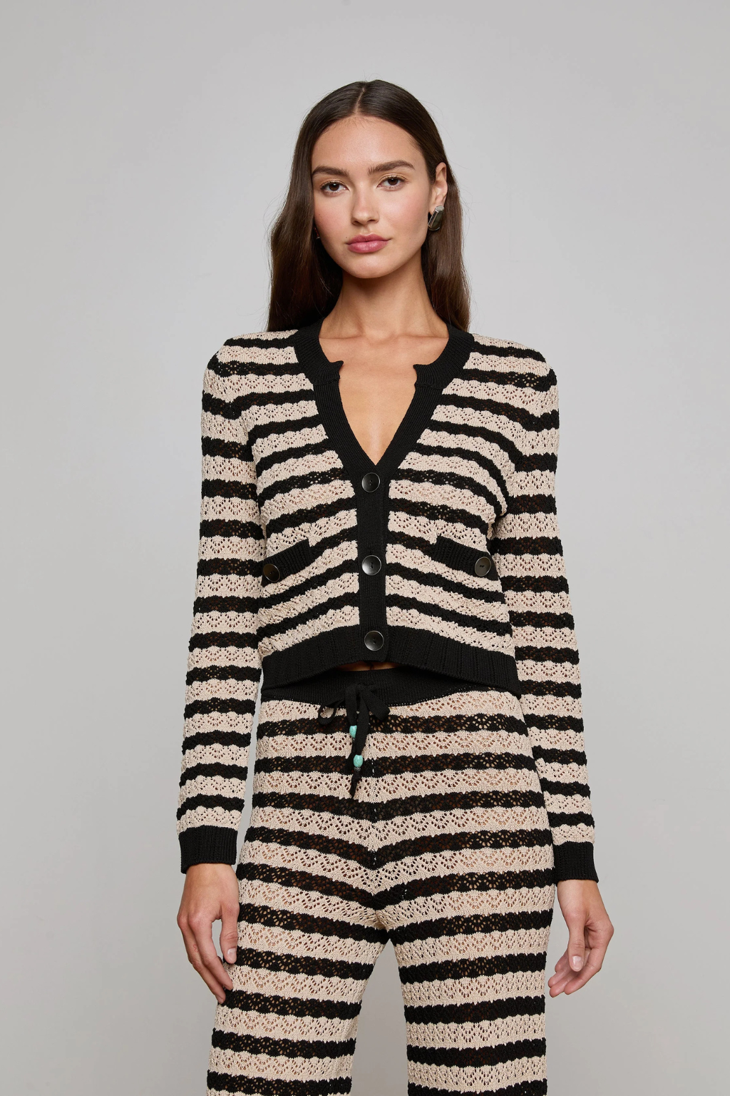 Orla Pointelle Knit Cardigan