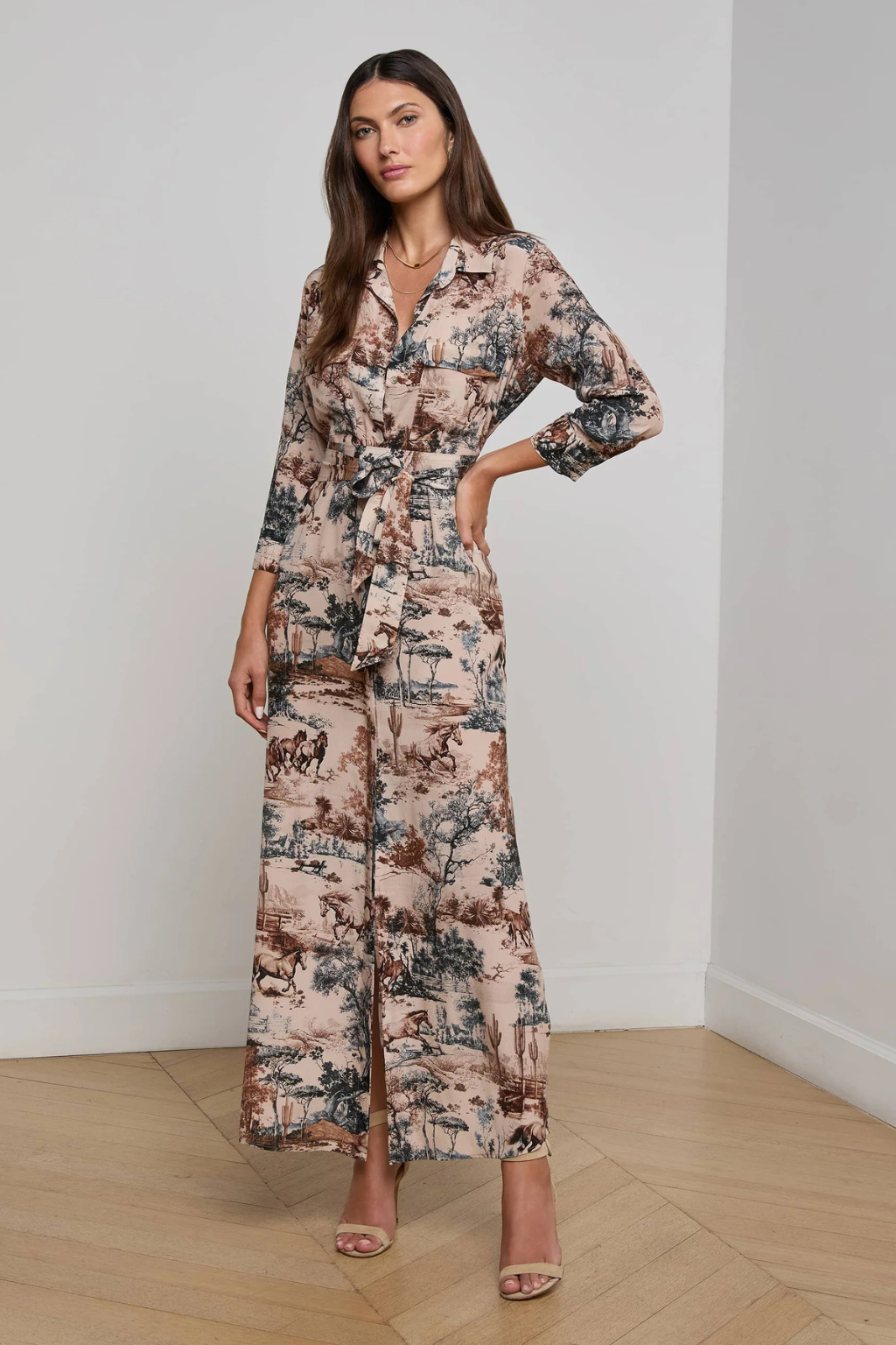 Cameron Silk Shirt Dress