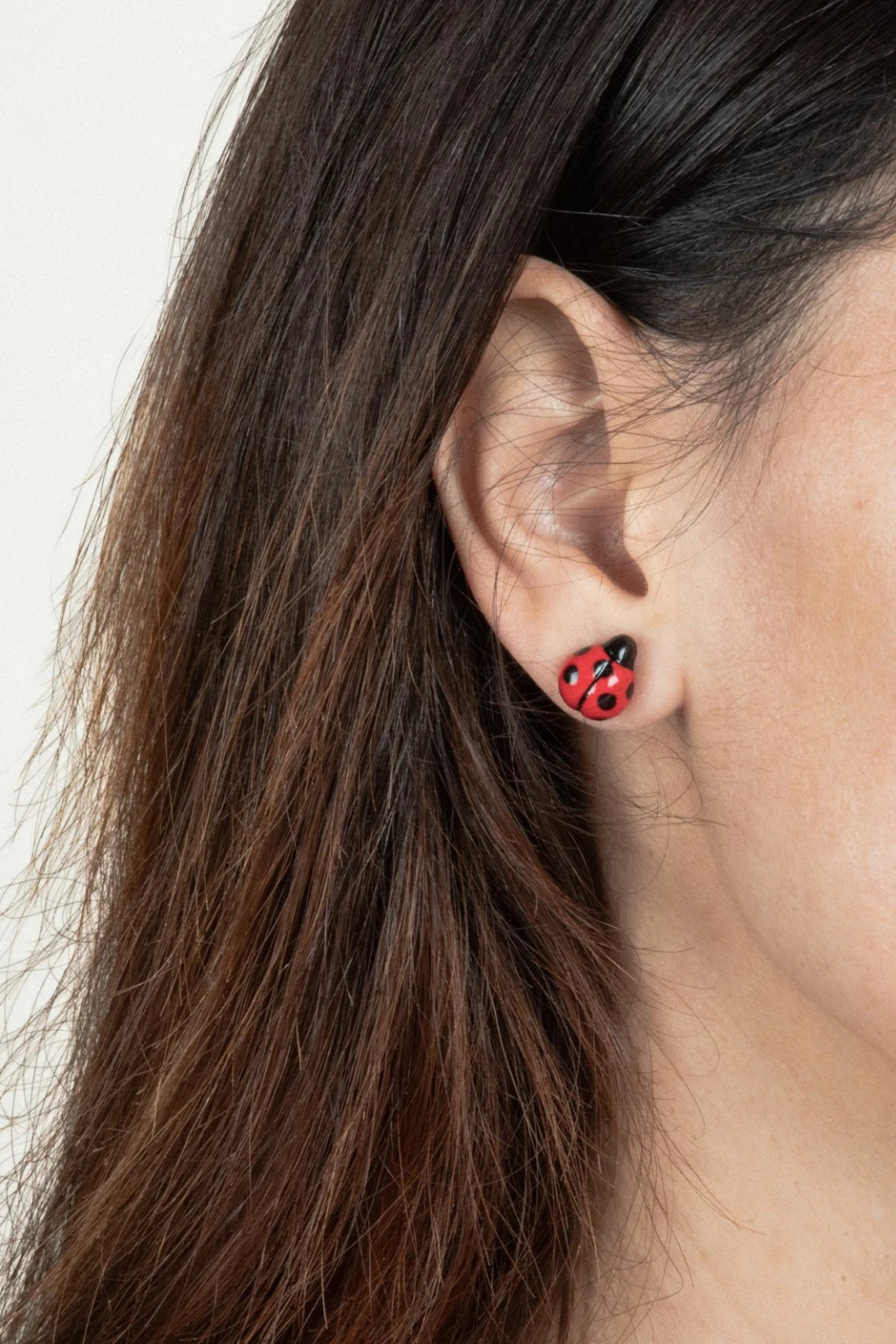 Mini Ladybug Earrings