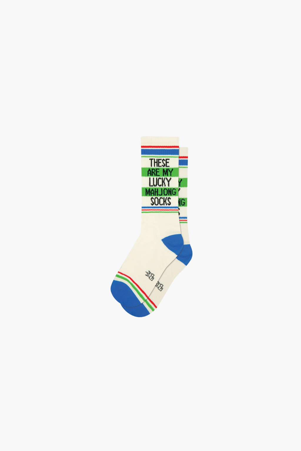 These Are My Lucky Mahjong Socks Gym Crew Socks