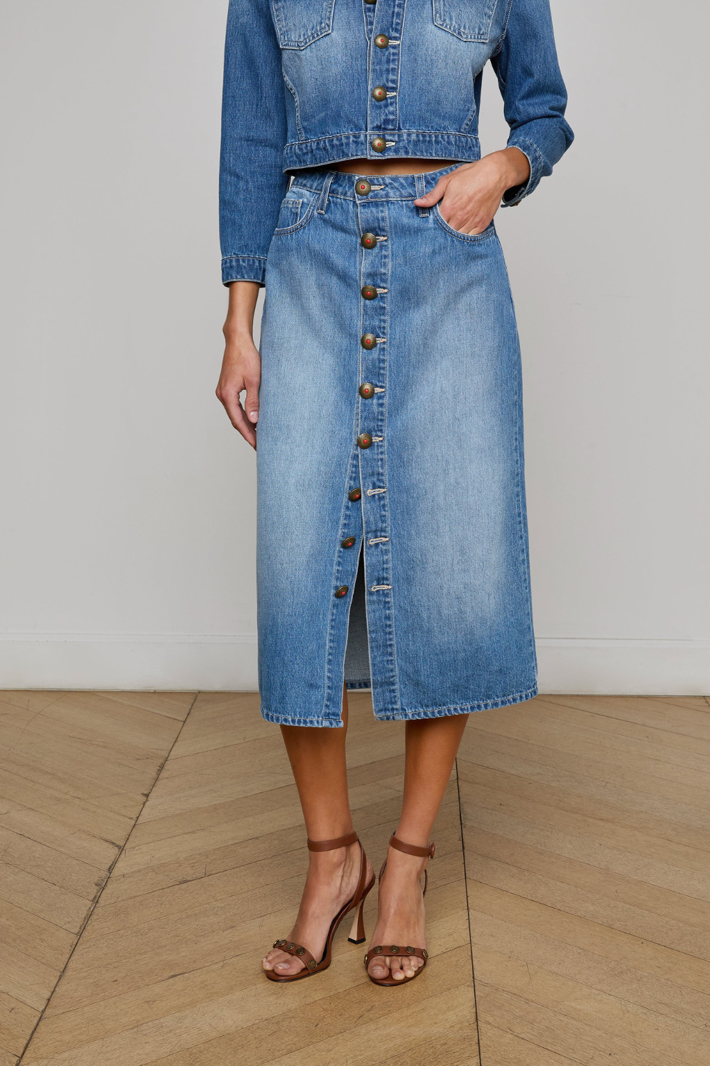 Kathleen Denim Skirt