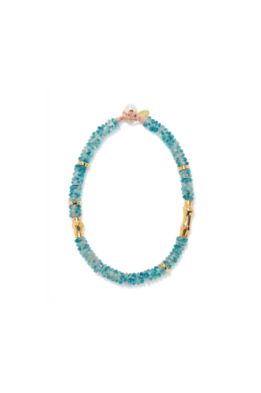 Toga Beach Necklace in Light Marine