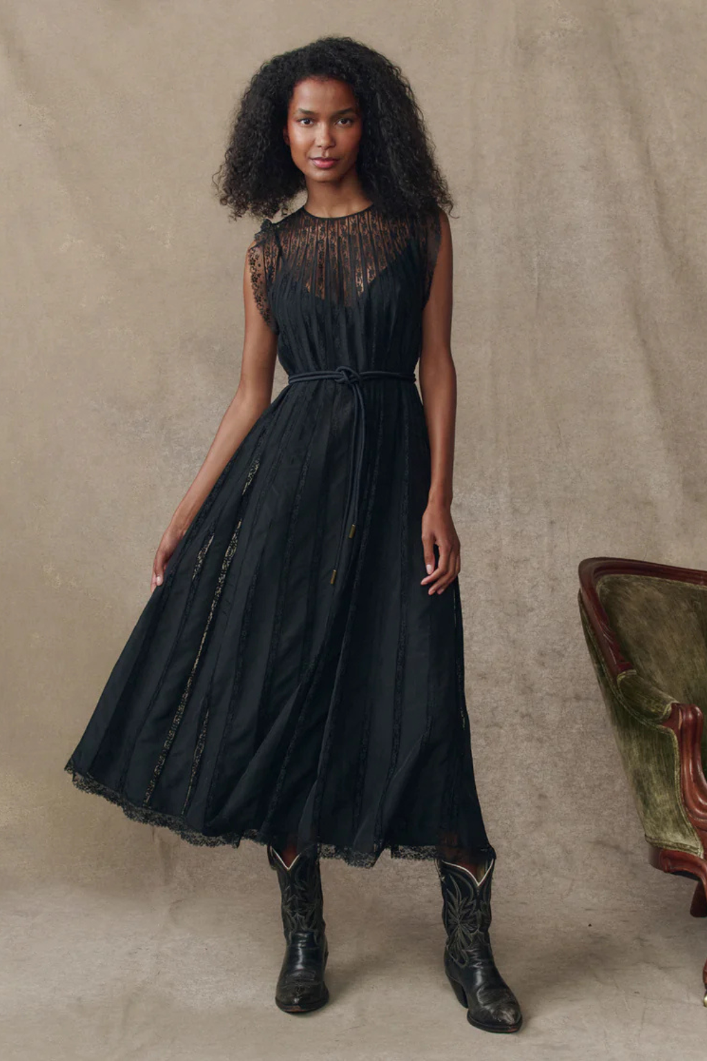 The Keepsake Lace Column Dress