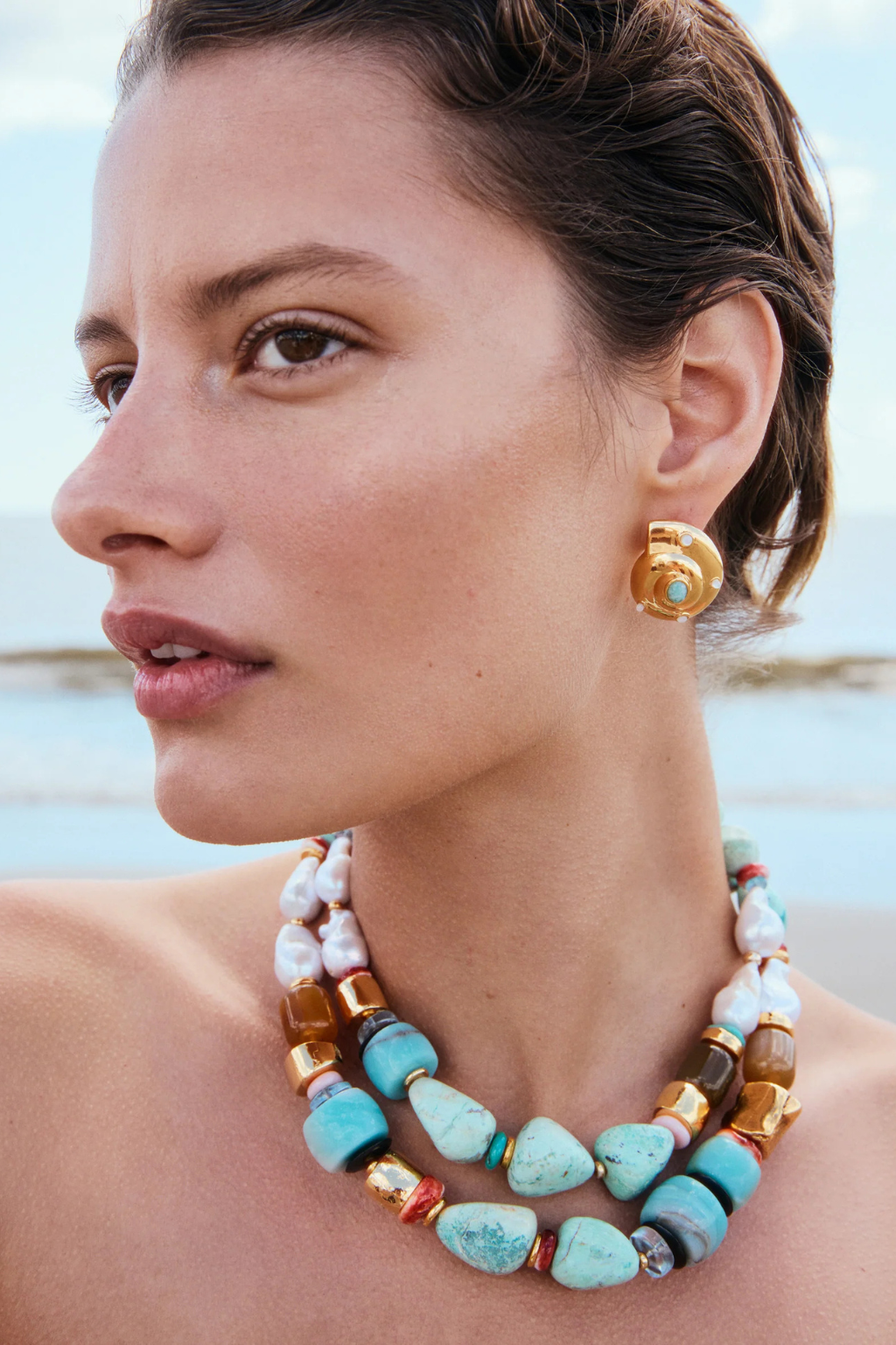 Nautilus Stud Earrings