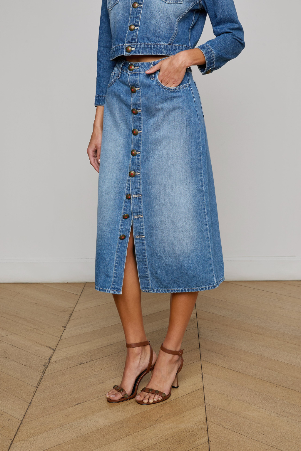 Kathleen Denim Skirt
