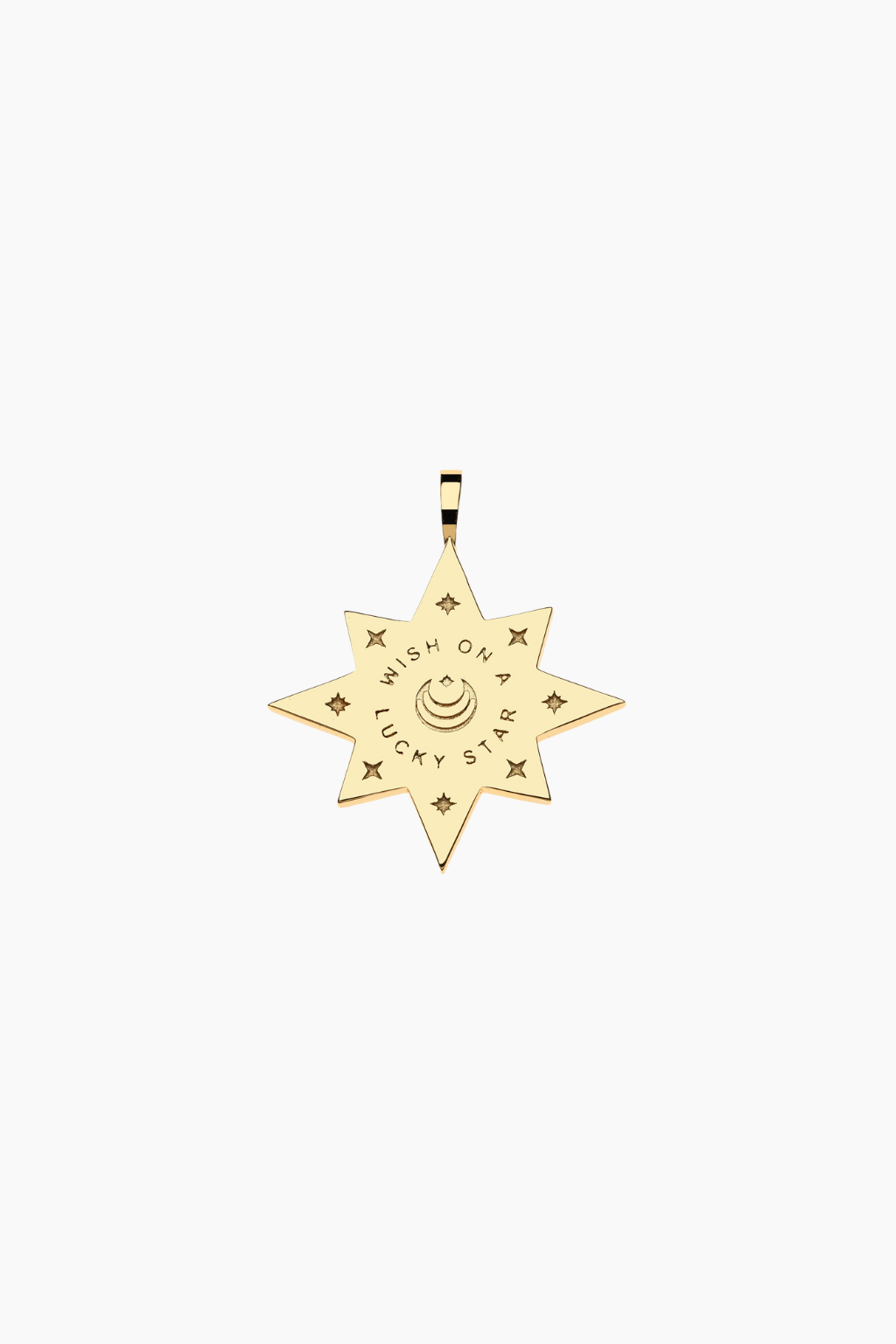 LUCKY Wish Upon A Star Embellished Pendant Necklace