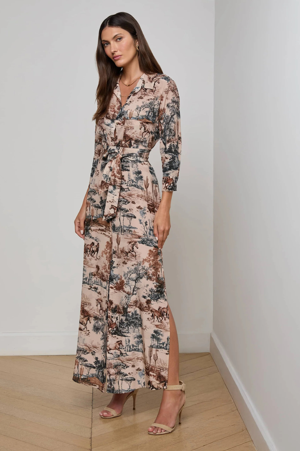 Cameron Silk Shirt Dress