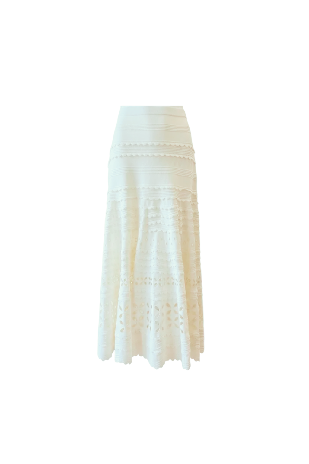 Anissa Eyelet Knit Skirt