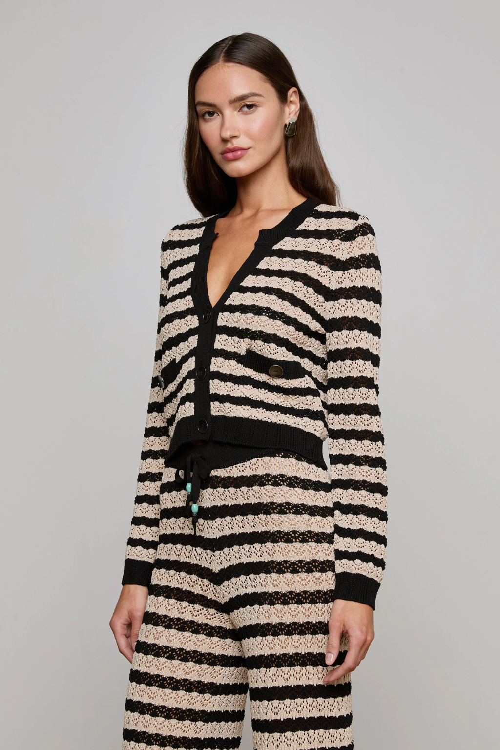 Orla Pointelle Knit Cardigan