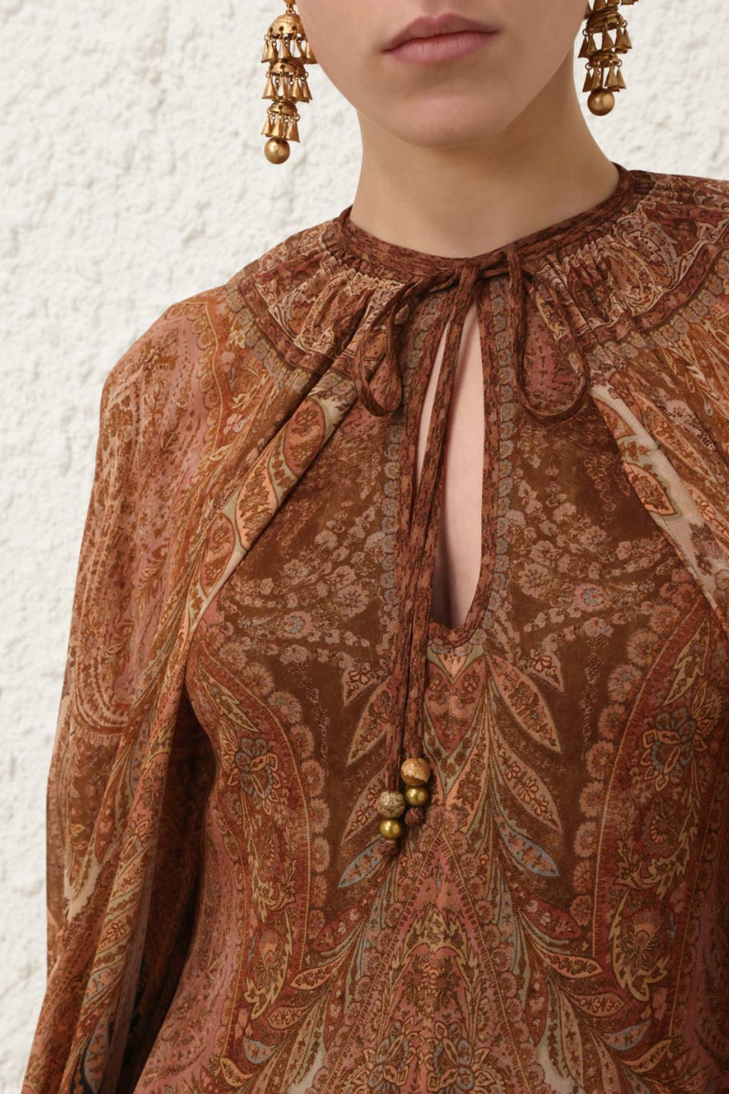 Hypnotic Caped Maxi Dress