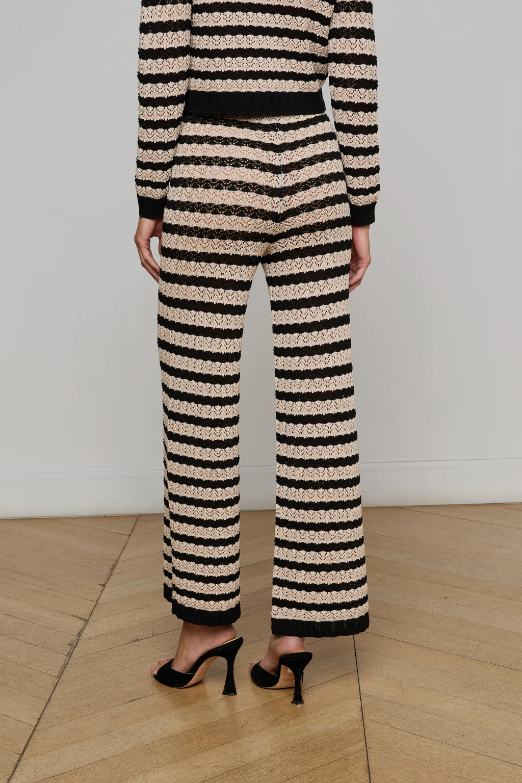 Gaelle Pointelle Knit Pant