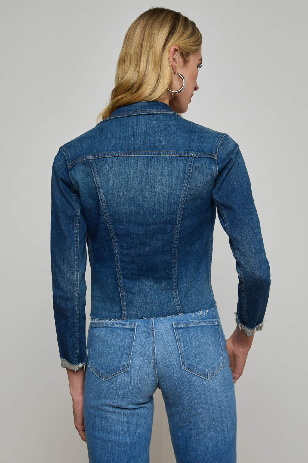 Janelle Slim Raw Jacket