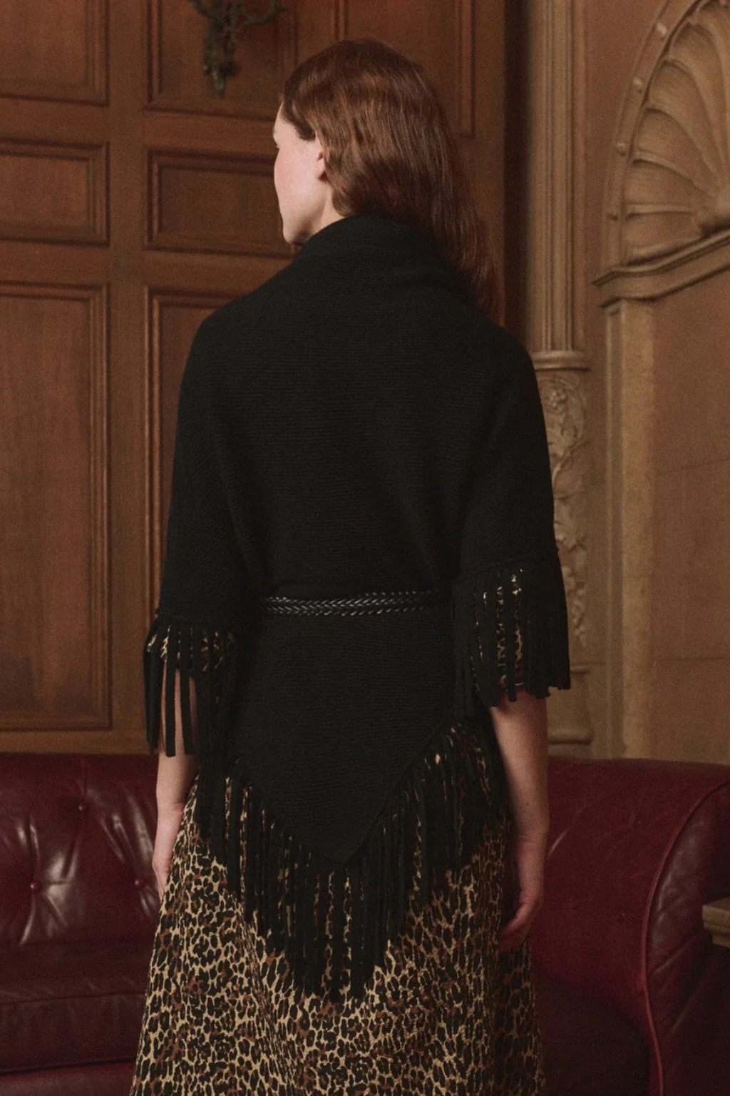 The Big Sweater Fringe Scarf.
