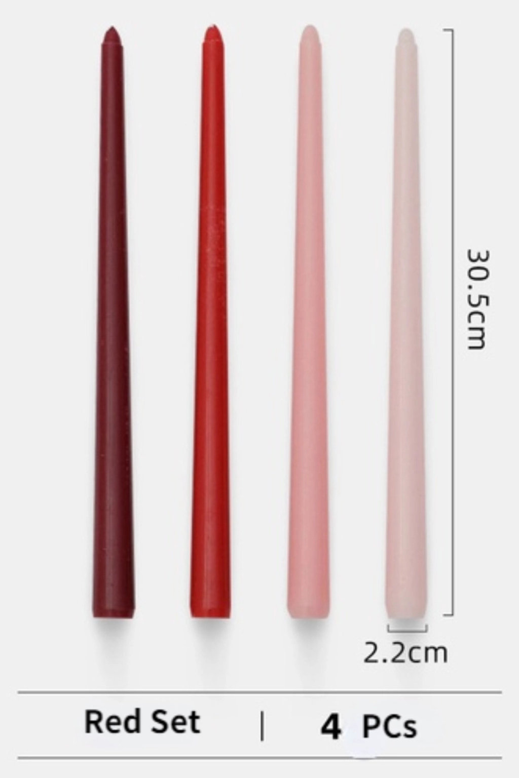 Unscented Taper Candle Set