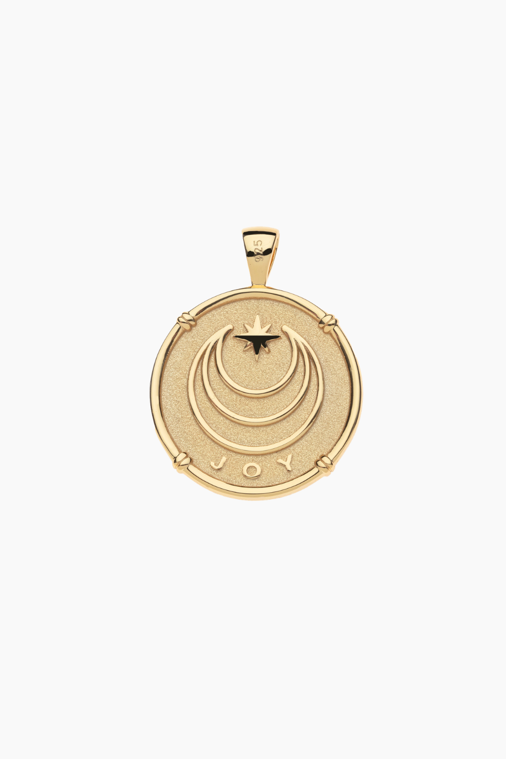 JOY Camellias JW Original Coin Pendant Necklace