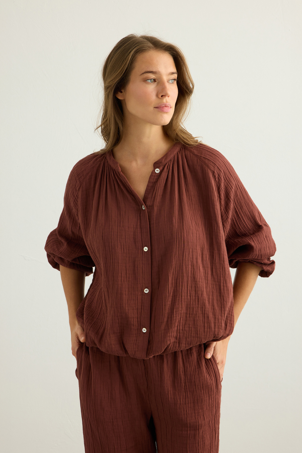 Kaya Buttoned Blouse