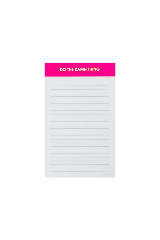 Do The Damn Thing Notepad