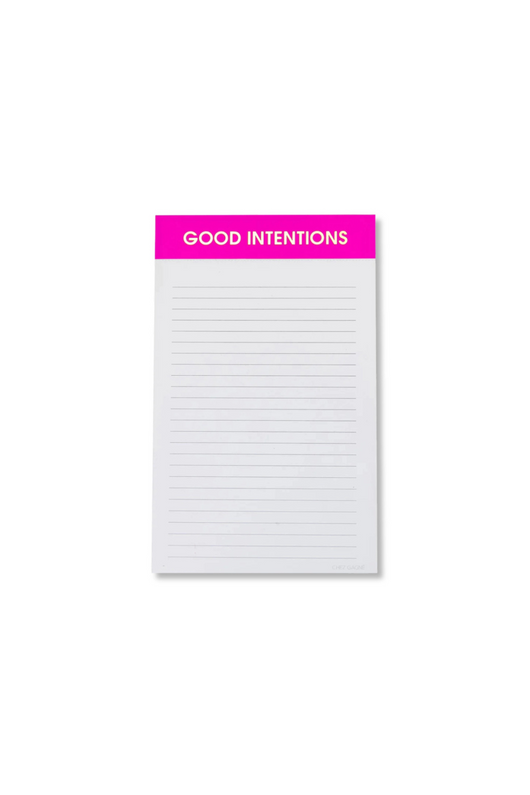 Good Intentions Notepad