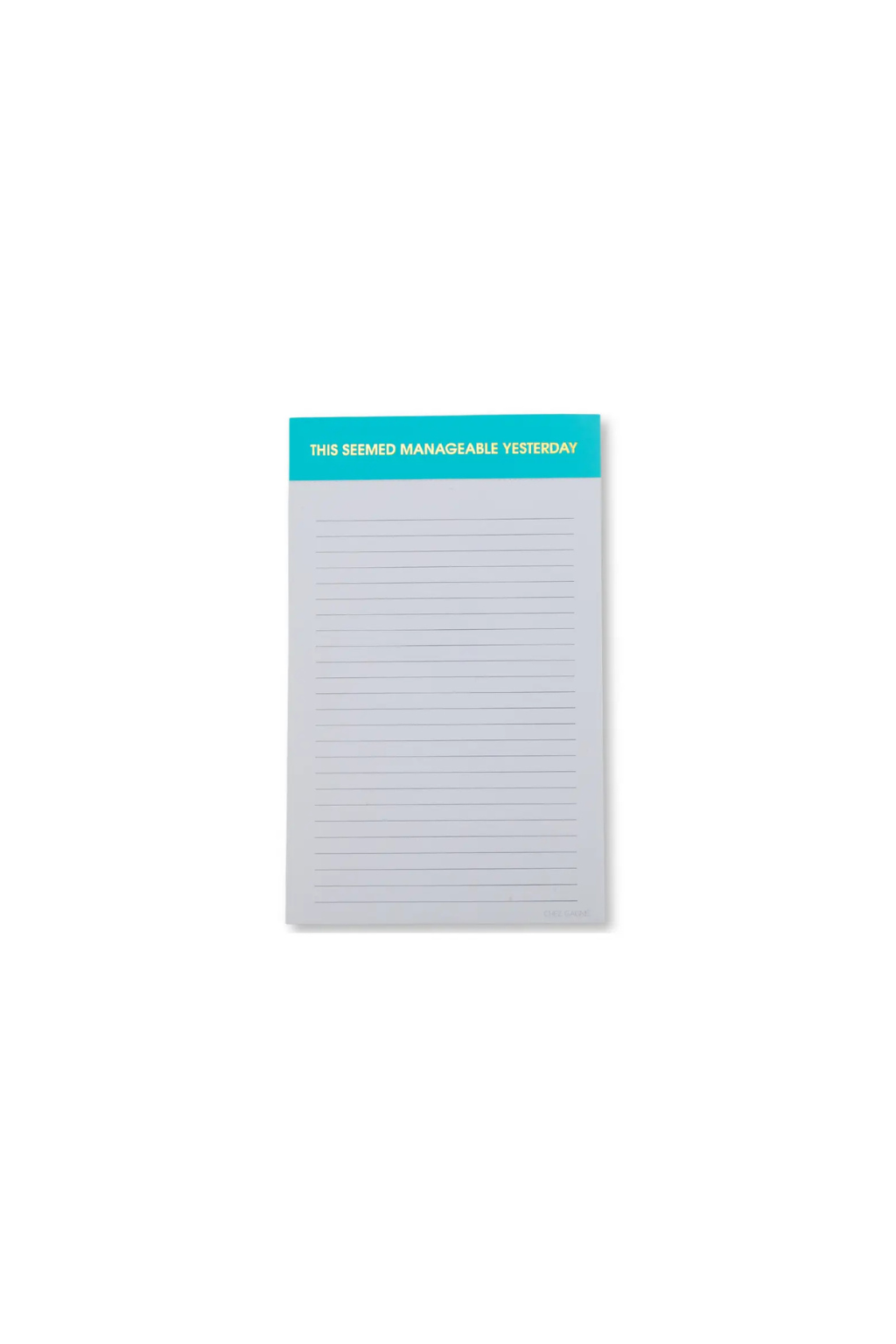 This Seemed Manageable Yesterday Notepad
