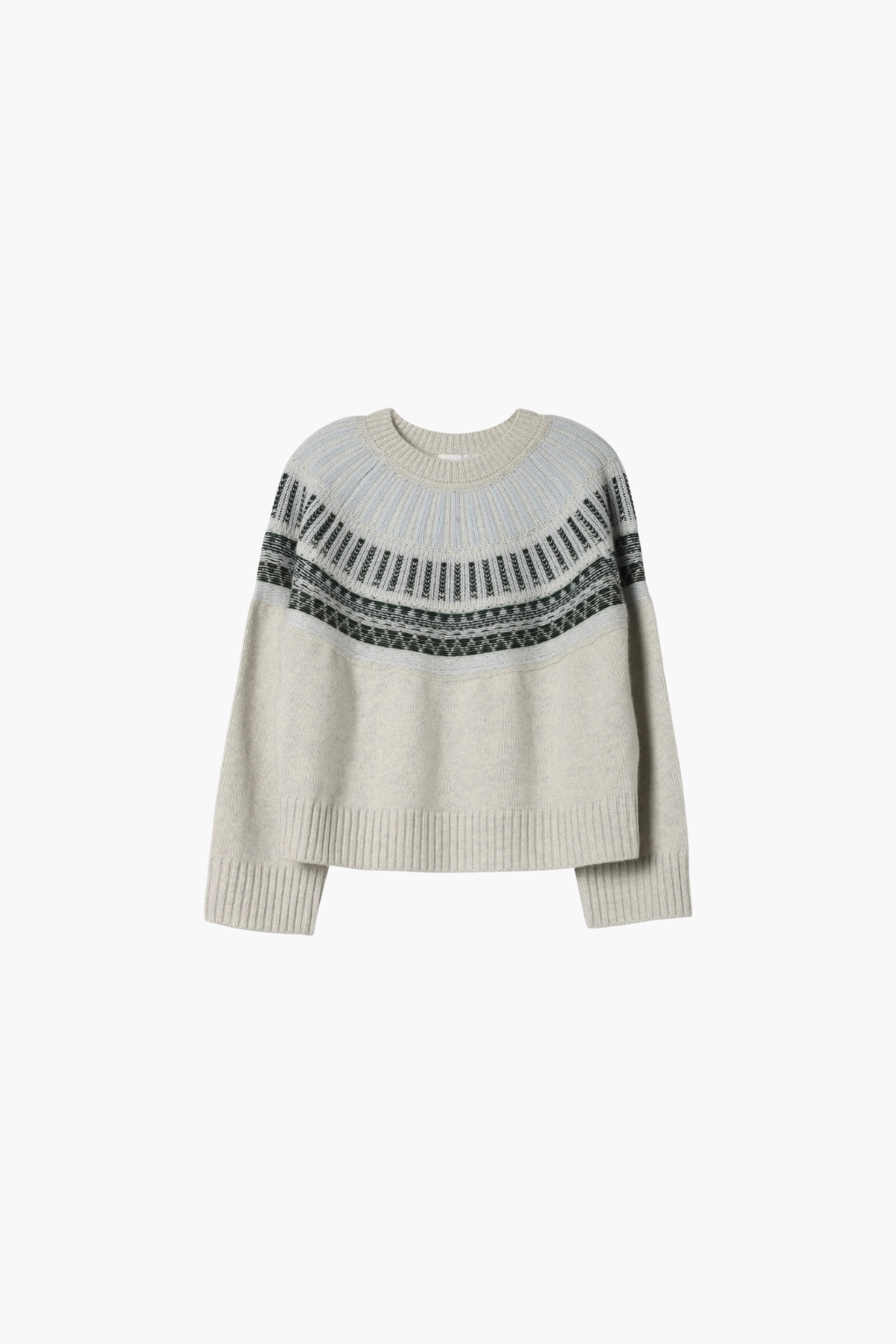 Finley Slouchy Fairisle Crewneck