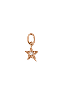 Star Rose Gold Diamond Pendant