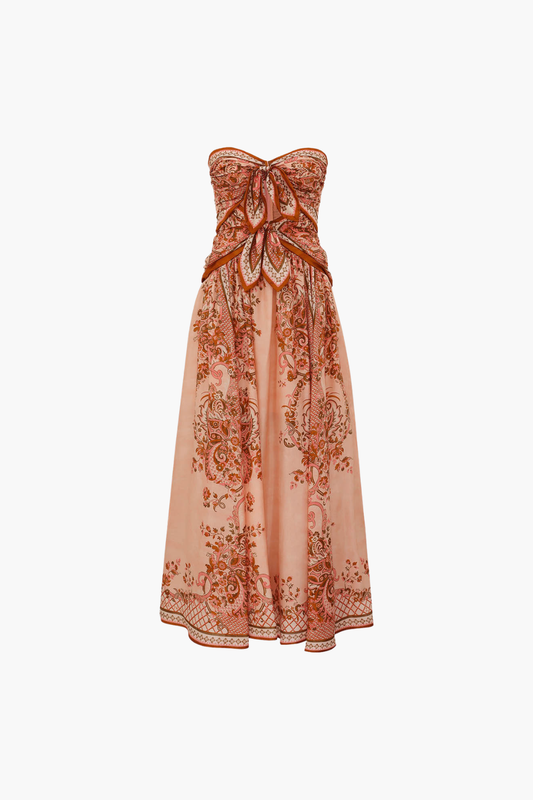 Aster Scarf Midi Dress