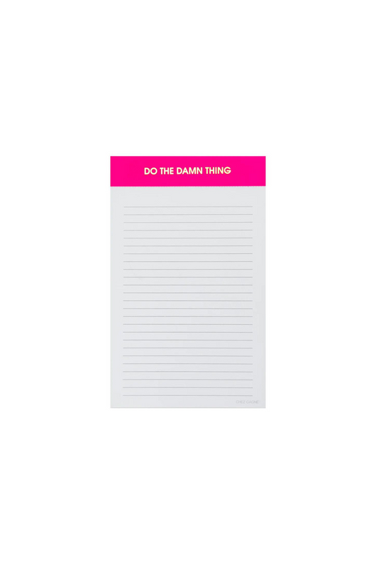 Do The Damn Thing Notepad