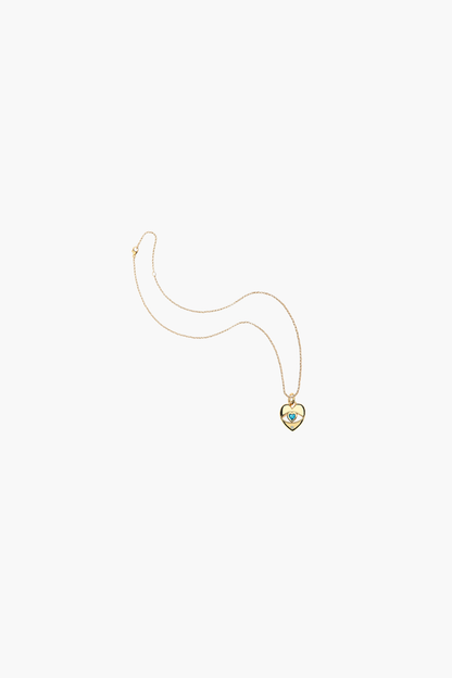 PROTECT Hold MY Heart Pendant Coin Necklace