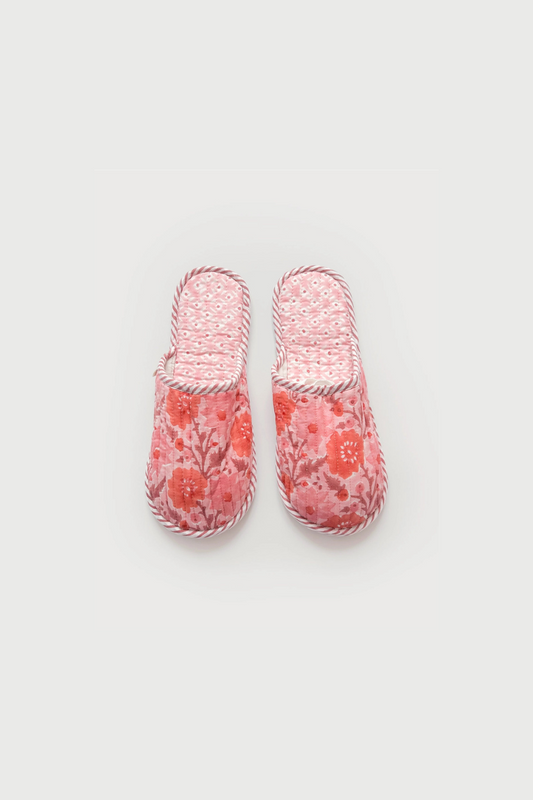 Block Print House Slippers
