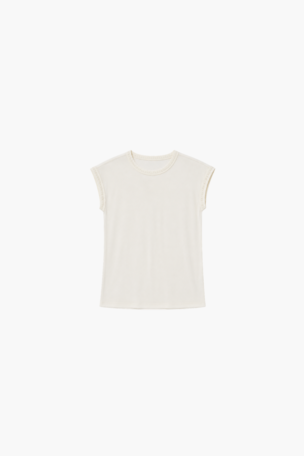 Sleeveless Tulle Tee