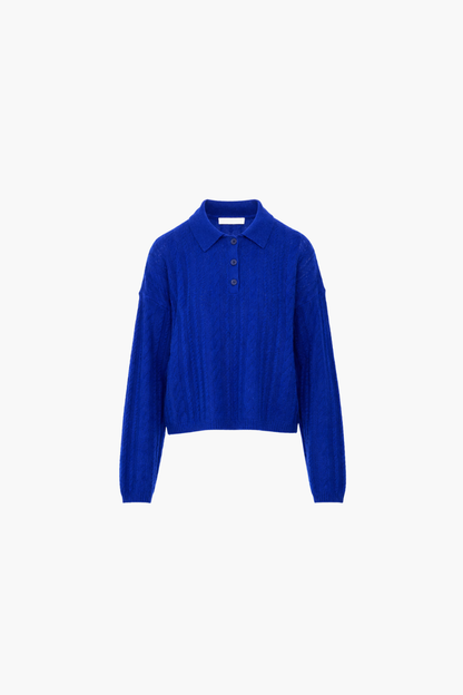 Elsie Relaxed Polo Sweater