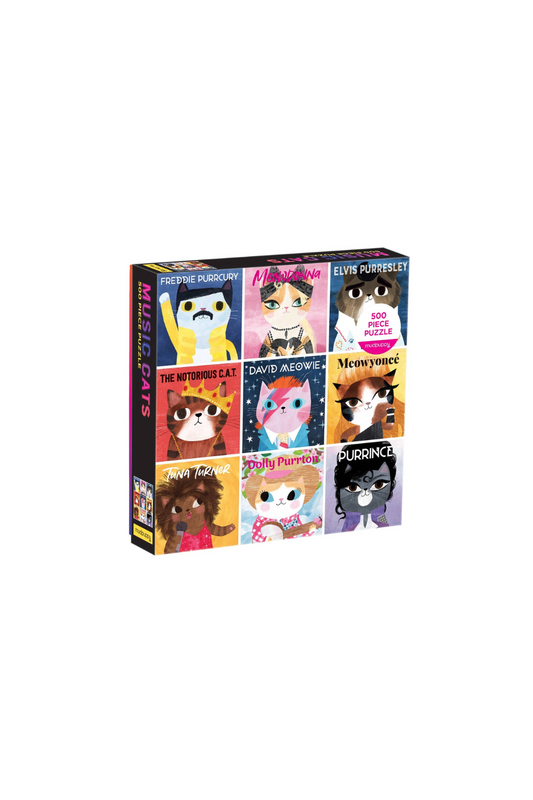 Music Cats - 500 Piece Family Puzzle