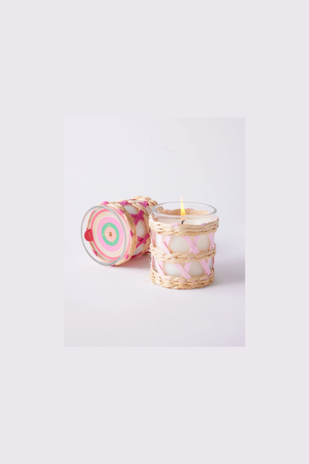 Seagrass Candle- Cabana Flower