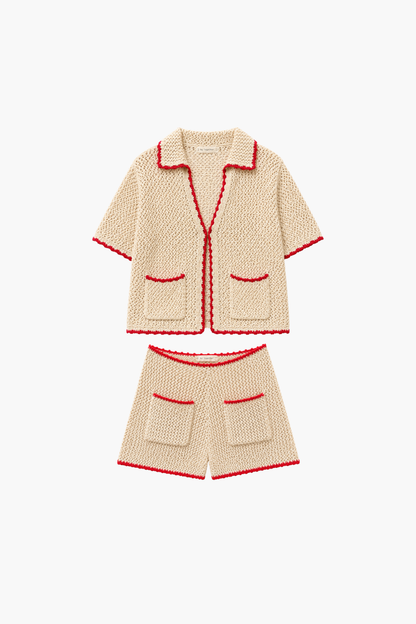 Crochet Top and Short Set
