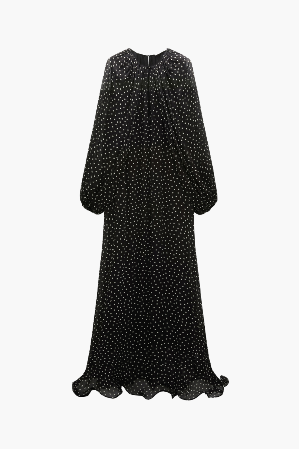 Dancing Dots Dress with Scarf