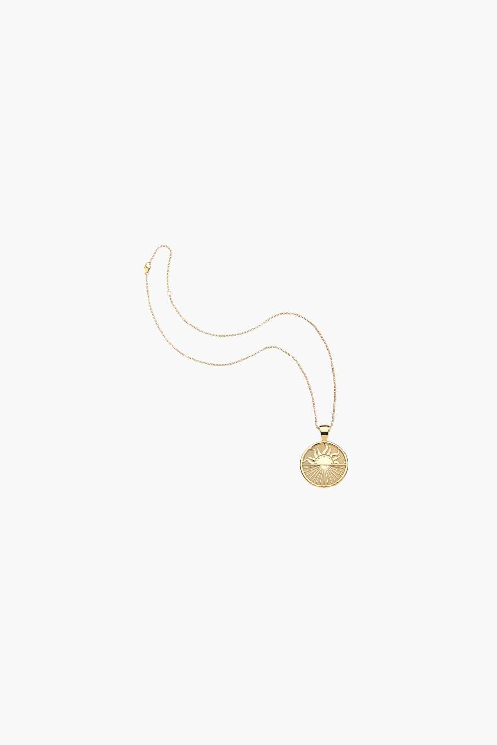 STRONG Over the Horizon Small Coin Pendant Necklace