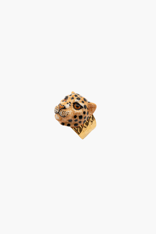 Leopard Head Maxi Ring