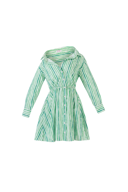 Falling Off the Shoulder Mini Dress