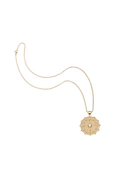 WANDERLUST Sun Flare JW Original Coin Pendant Necklace