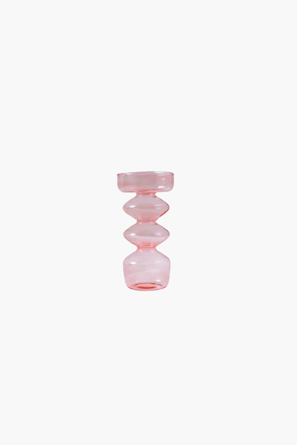 Glass Taper Candlestick Holder