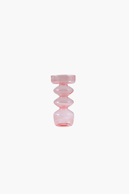 Glass Taper Candlestick Holder