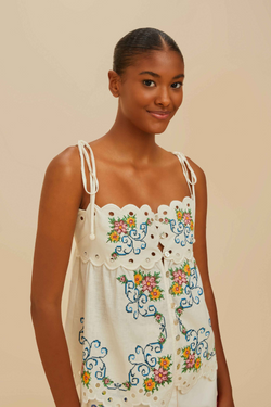 Grandma's Treasure Embroidered Cami