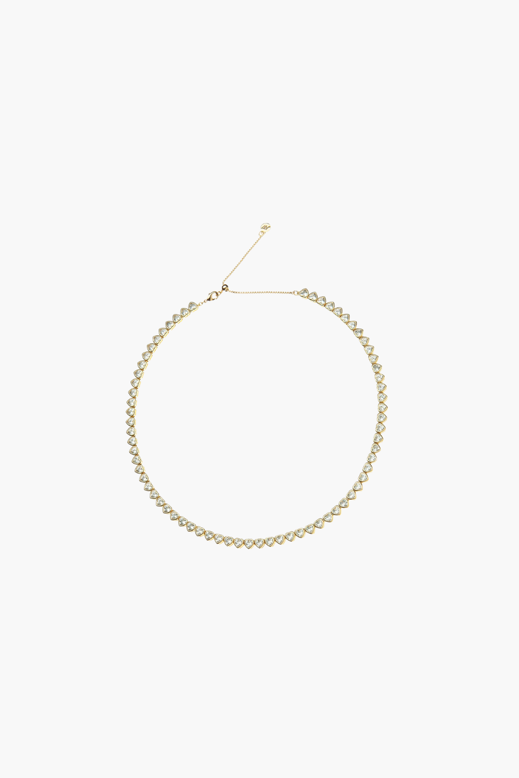 Made from LOVE White Tennis Necklace - TRAY SHOW